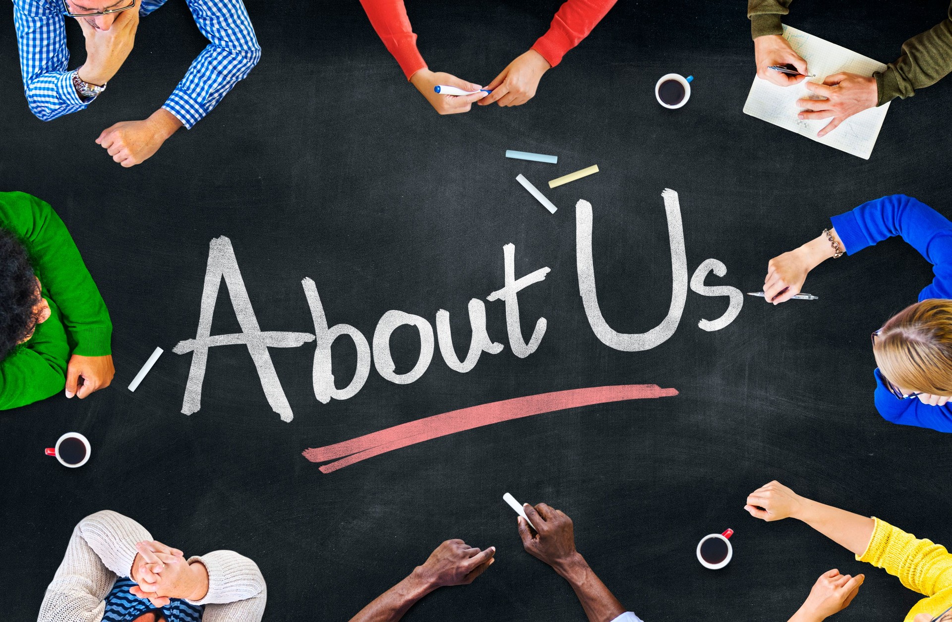 Multiethnic Group of People and About Us Concept Multiethnic Group of People and About Us Concept